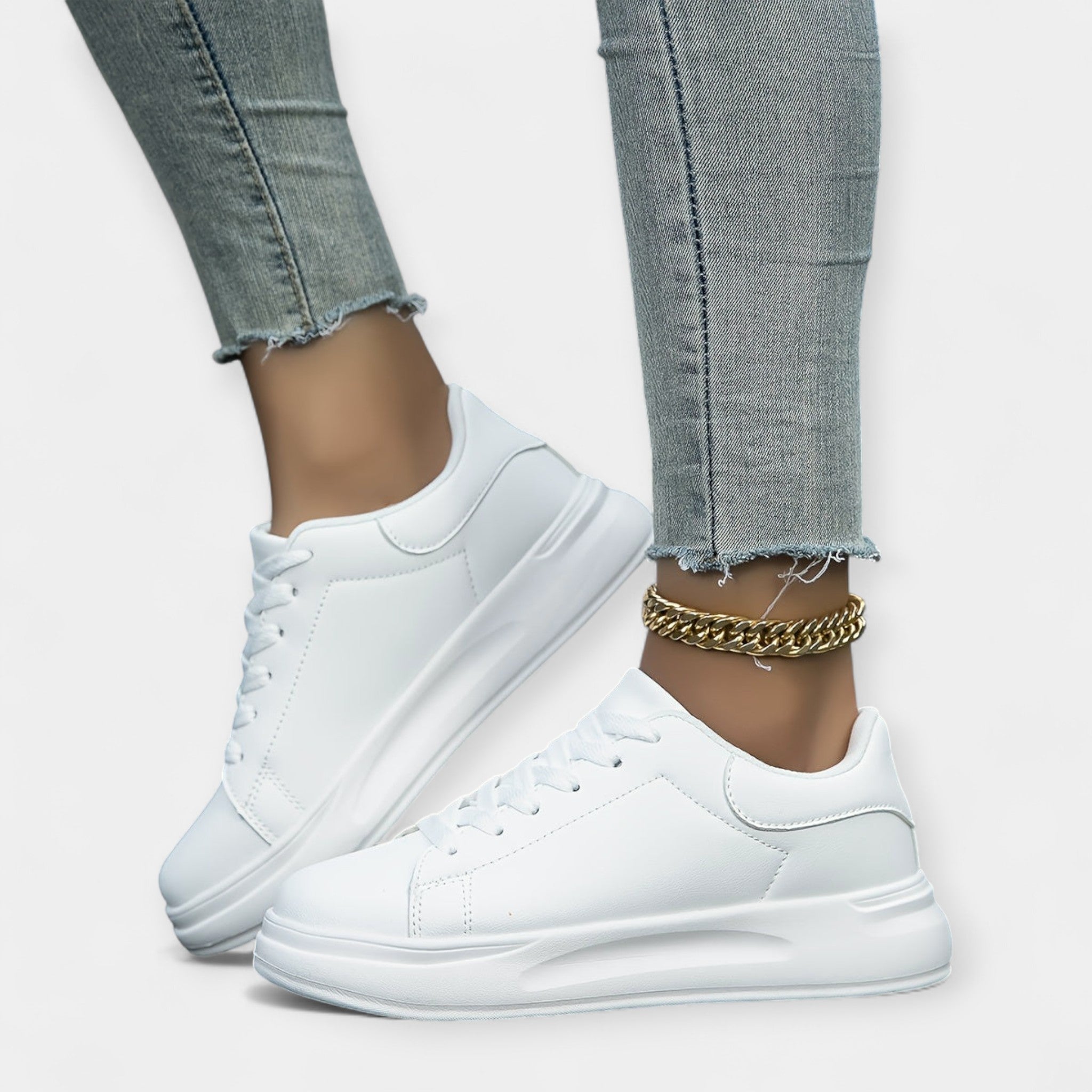 Magdaléna Elegantní Minimalistické Městské Tenisky Styl