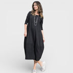 Marlena – Elegantní volné šaty s nadčasovým střihem