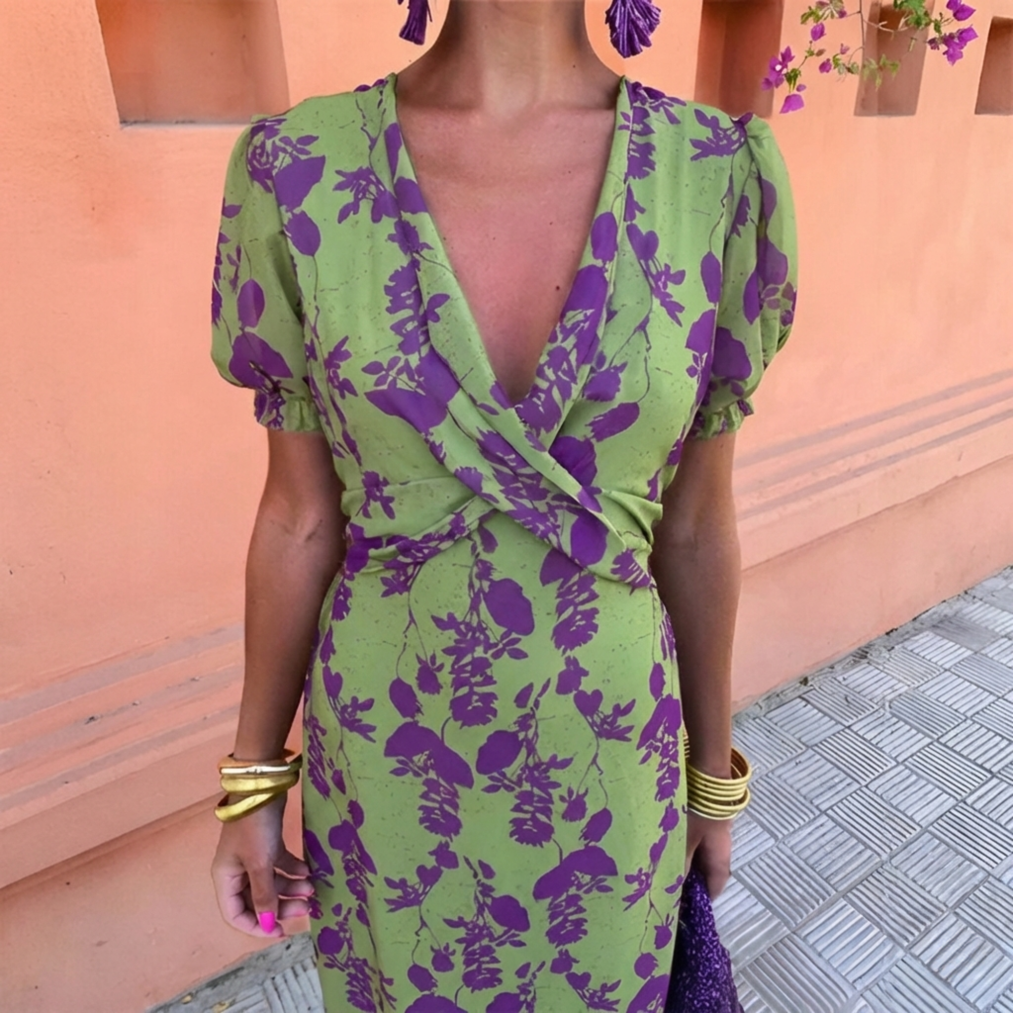 Veronika – Lehké jarní šaty s elegantním vzhledem – Alva Karlovy