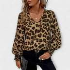 Stylová blůza s leopardím vzorem