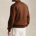 Světlá Suede Bunda