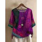 Valerie - Barevný boho-top