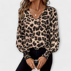 Stylová blůza s leopardím vzorem