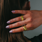 Marie Elegantní Anillo Con Cadena Prstenseřetízkem