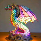 Dráček - Lampa ve Vitráži