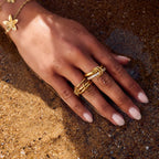 Pave Infinity Flow Ring