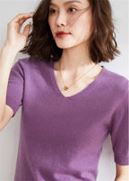 Elysian V-Neck Pletený Top