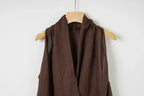 Vesta z lnu Valienne Drape