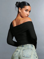 Clara Monroe Top s Jedním Ramínkem