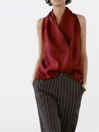 Vesta z lnu Valienne Drape