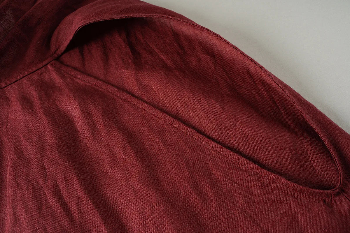 Vesta z lnu Valienne Drape