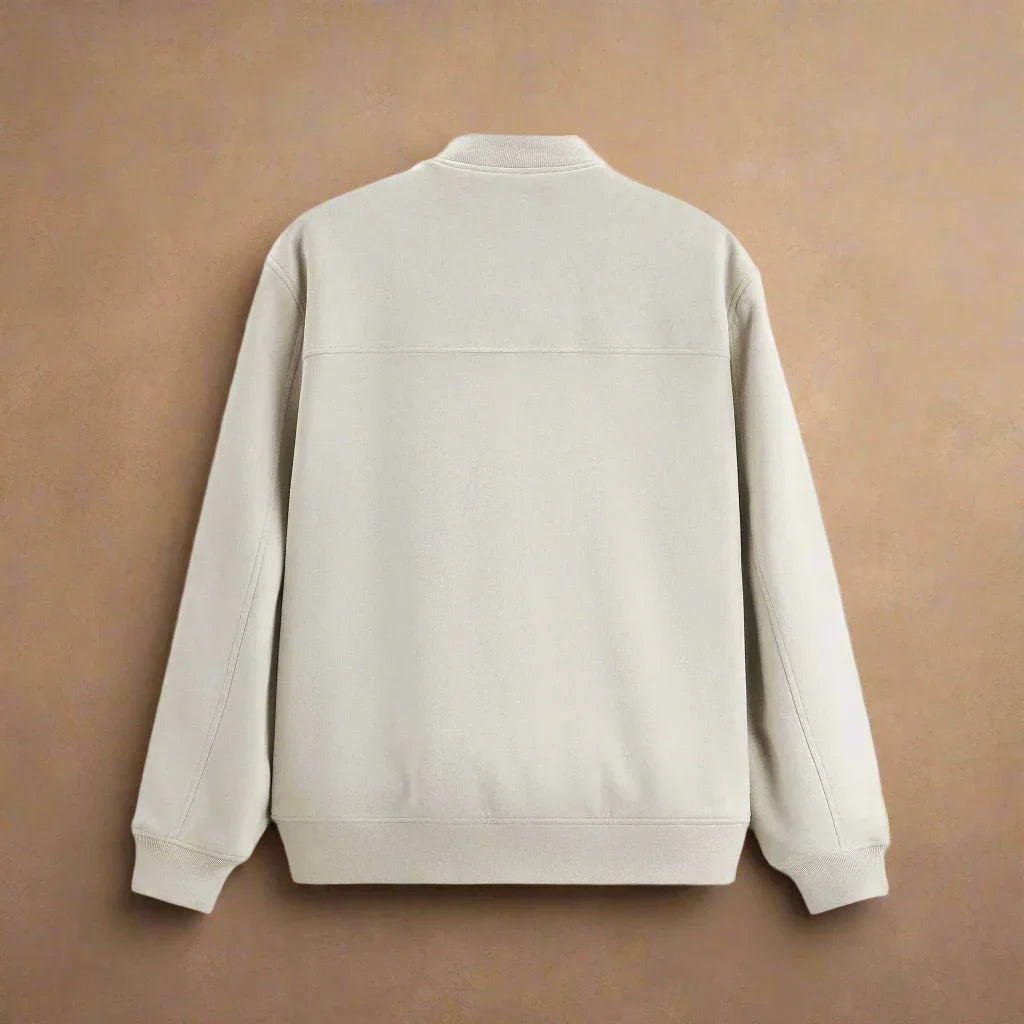 Světlá Suede Bunda