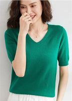 Elysian V-Neck Pletený Top
