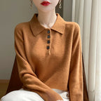 Svetr s polo límečkem z merino vlny
