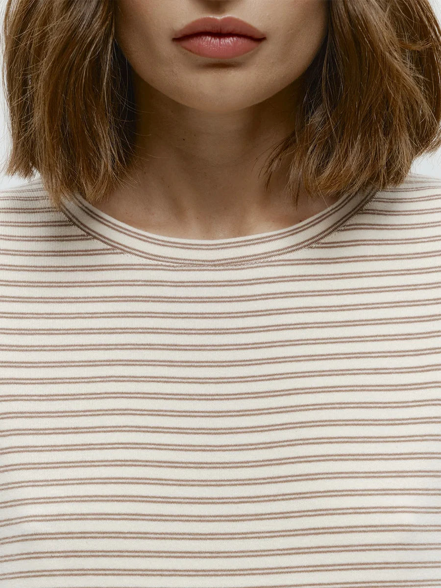 Linden Stripe Top s dlouhým rukávem