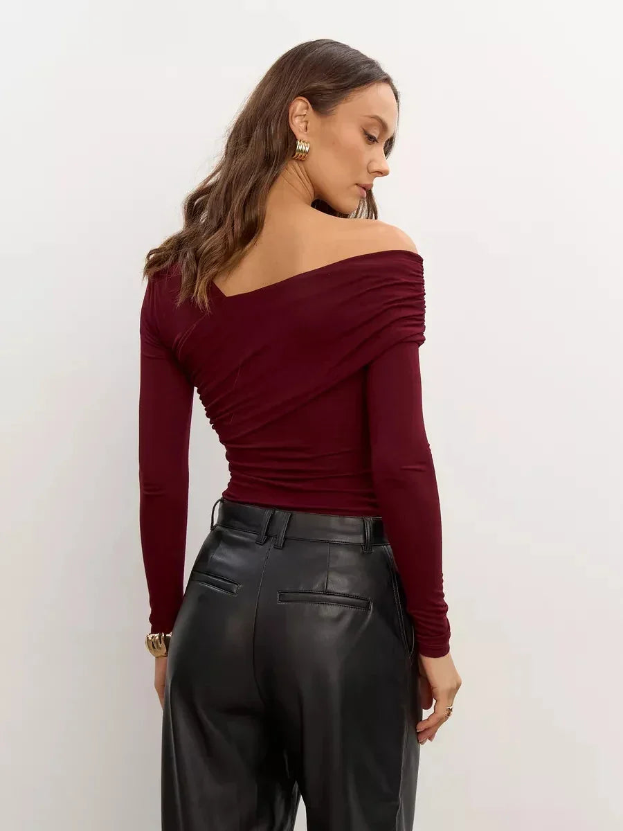 Clara Monroe Top s Jedním Ramínkem