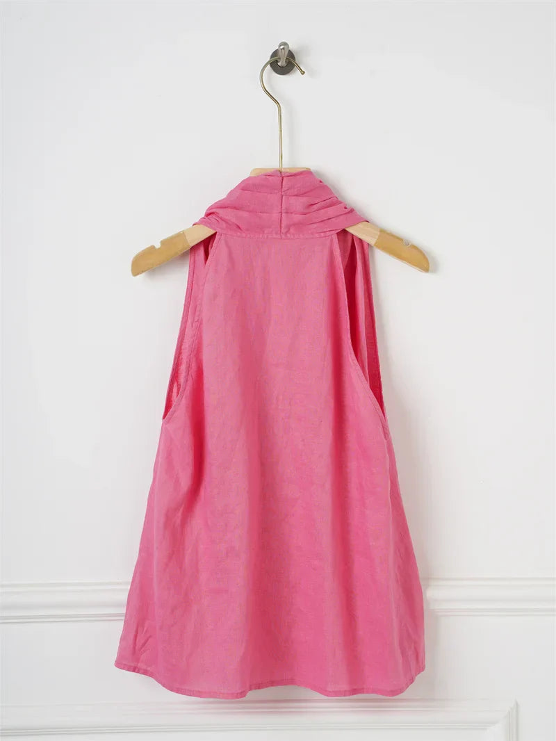 Vesta z lnu Valienne Drape