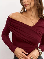 Clara Monroe Top s jedním ramenem