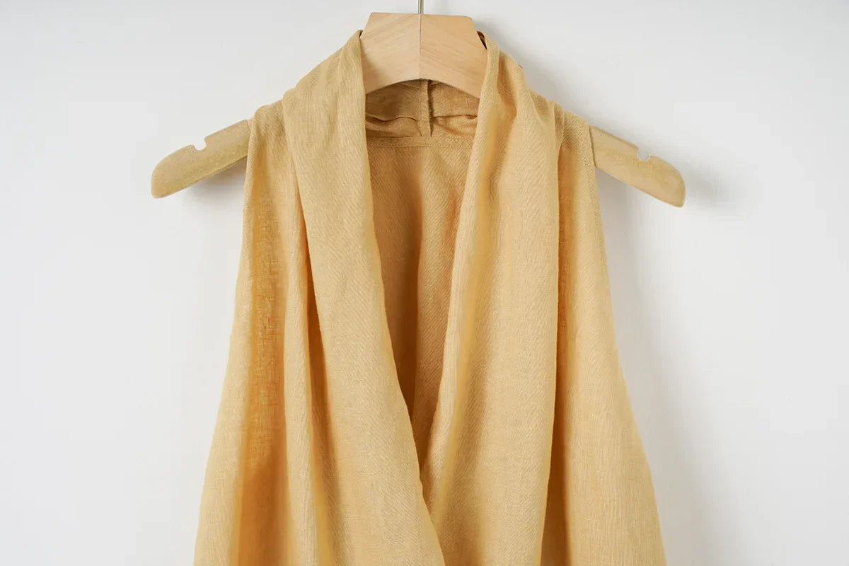 Vesta z lnu Valienne Drape