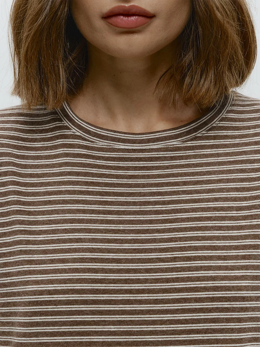 Linden Stripe Top s dlouhým rukávem