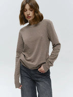 Linden Stripe Top s dlouhým rukávem