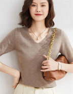 Elysian V-Neck Pletený Top