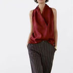 Vesta z lnu Valienne Drape