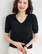 Elysian V-Neck Pletený Top
