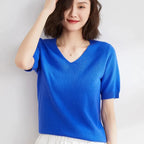 Elysian V-Neck Pletený Top