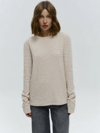Linden Stripe Top s dlouhým rukávem