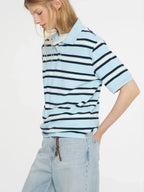 Noelle Stripe Polo Tričko