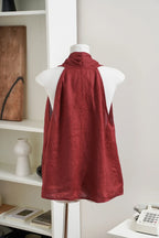 Vesta z lnu Valienne Drape