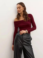 Clara Monroe Top s Jedním Ramínkem