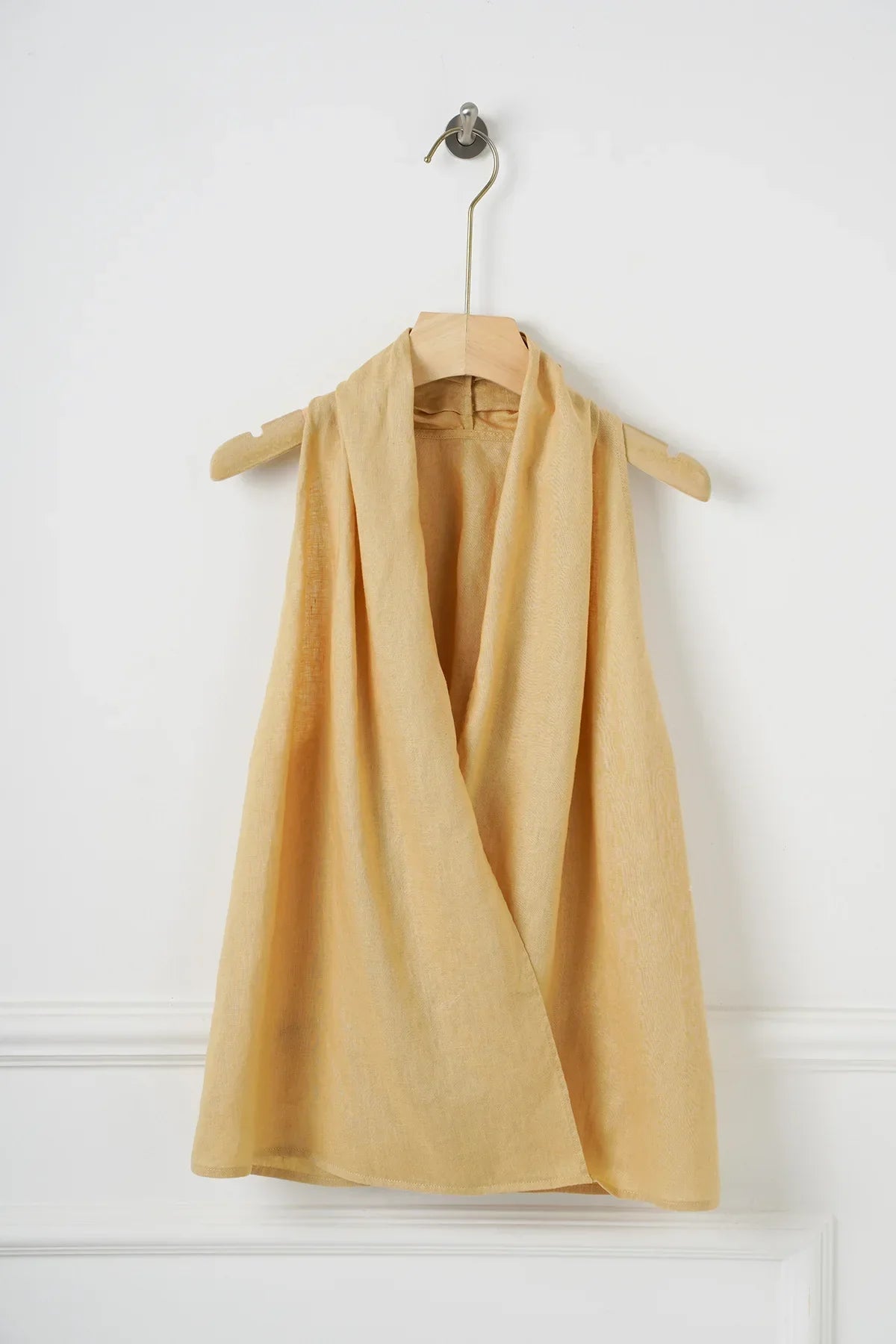 Vesta z lnu Valienne Drape
