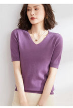 Elysian V-Neck Pletený Top