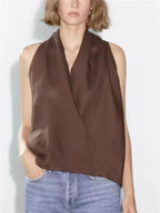 Vesta z lnu Valienne Drape