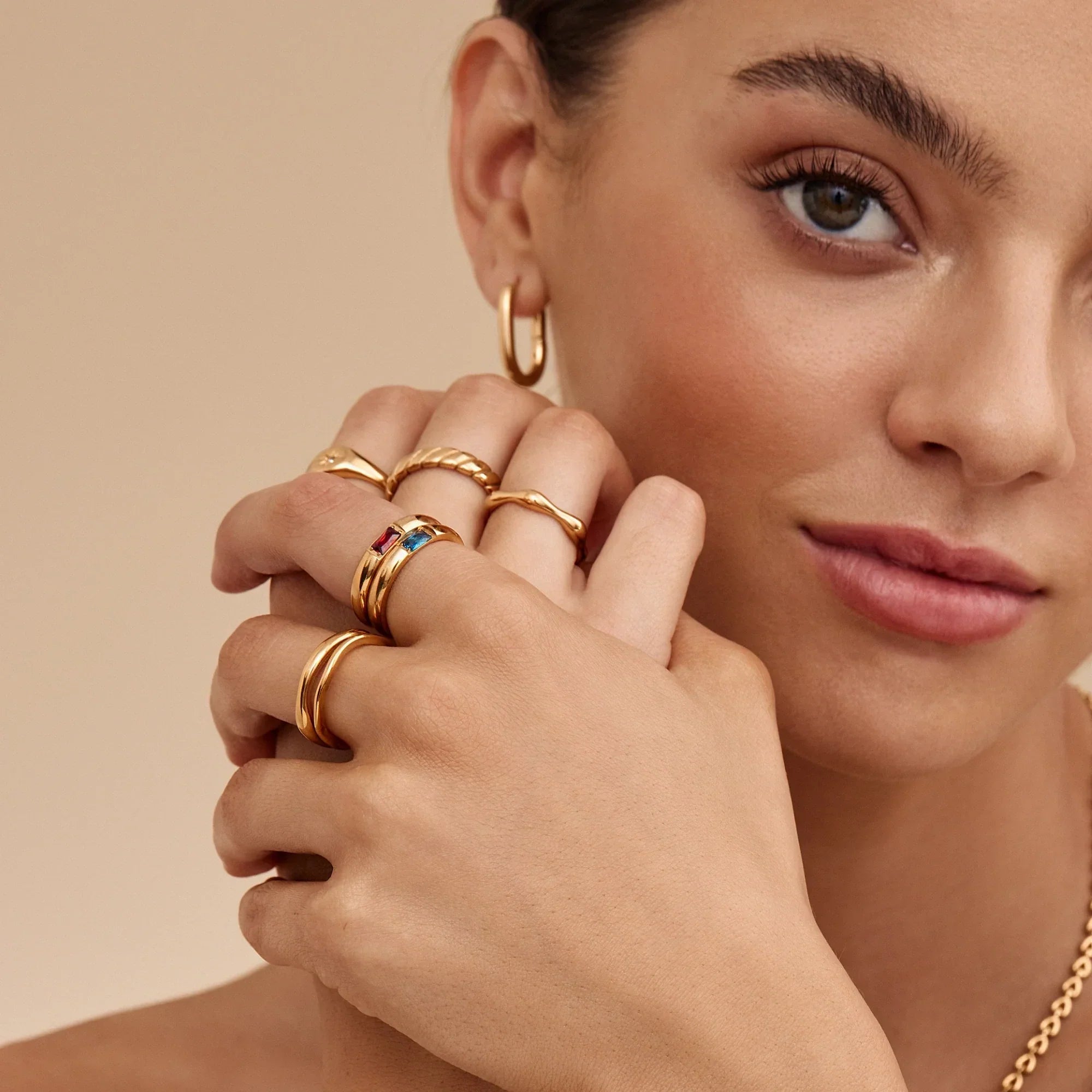 Prsten s Baguette Birthstone Band