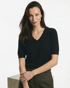 Elysian V-Neck Pletený Top