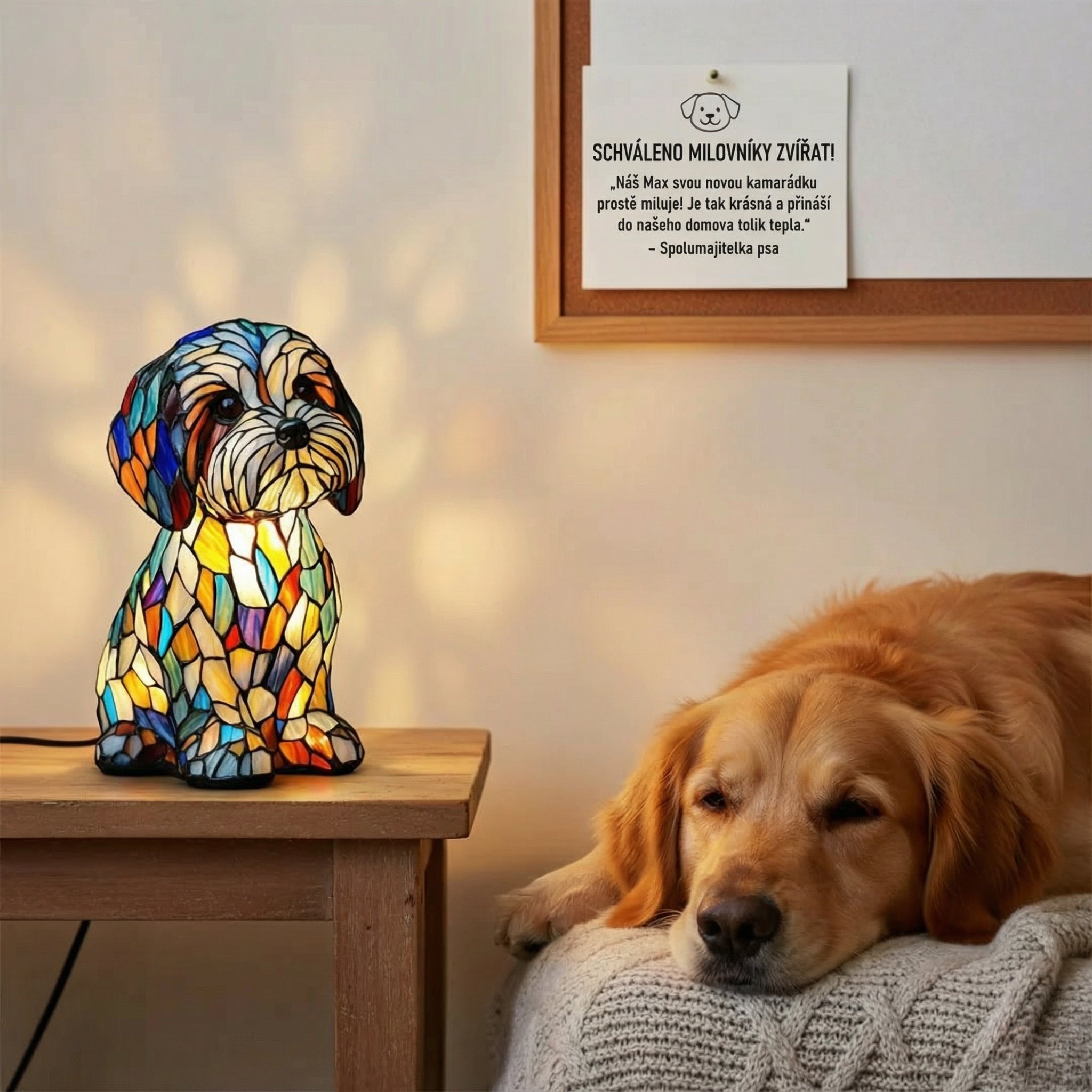 Max - Lampa ve Vitrážích