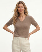 Elysian V-Neck Pletený Top