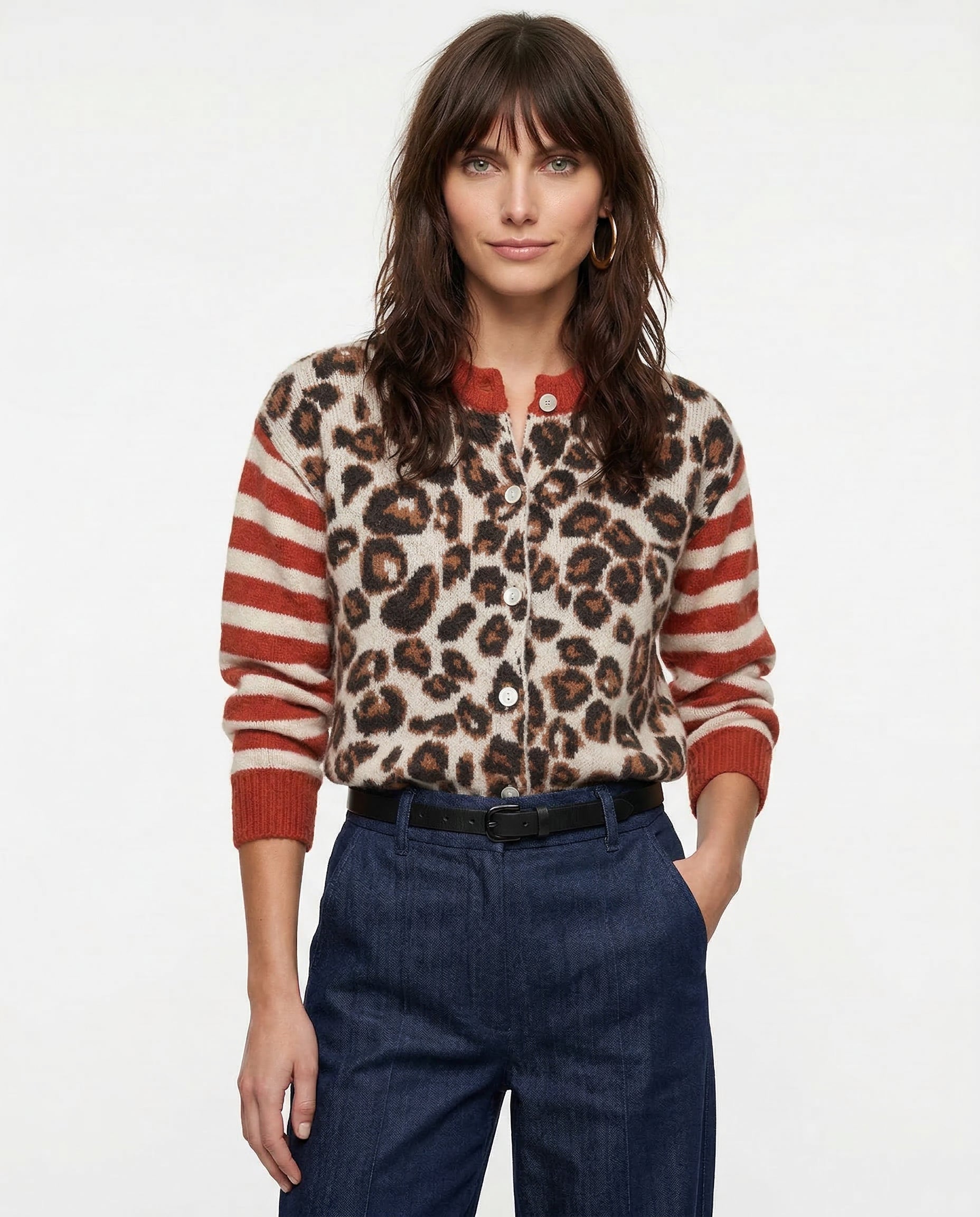 Chloé Halenka s leopardím vzorem