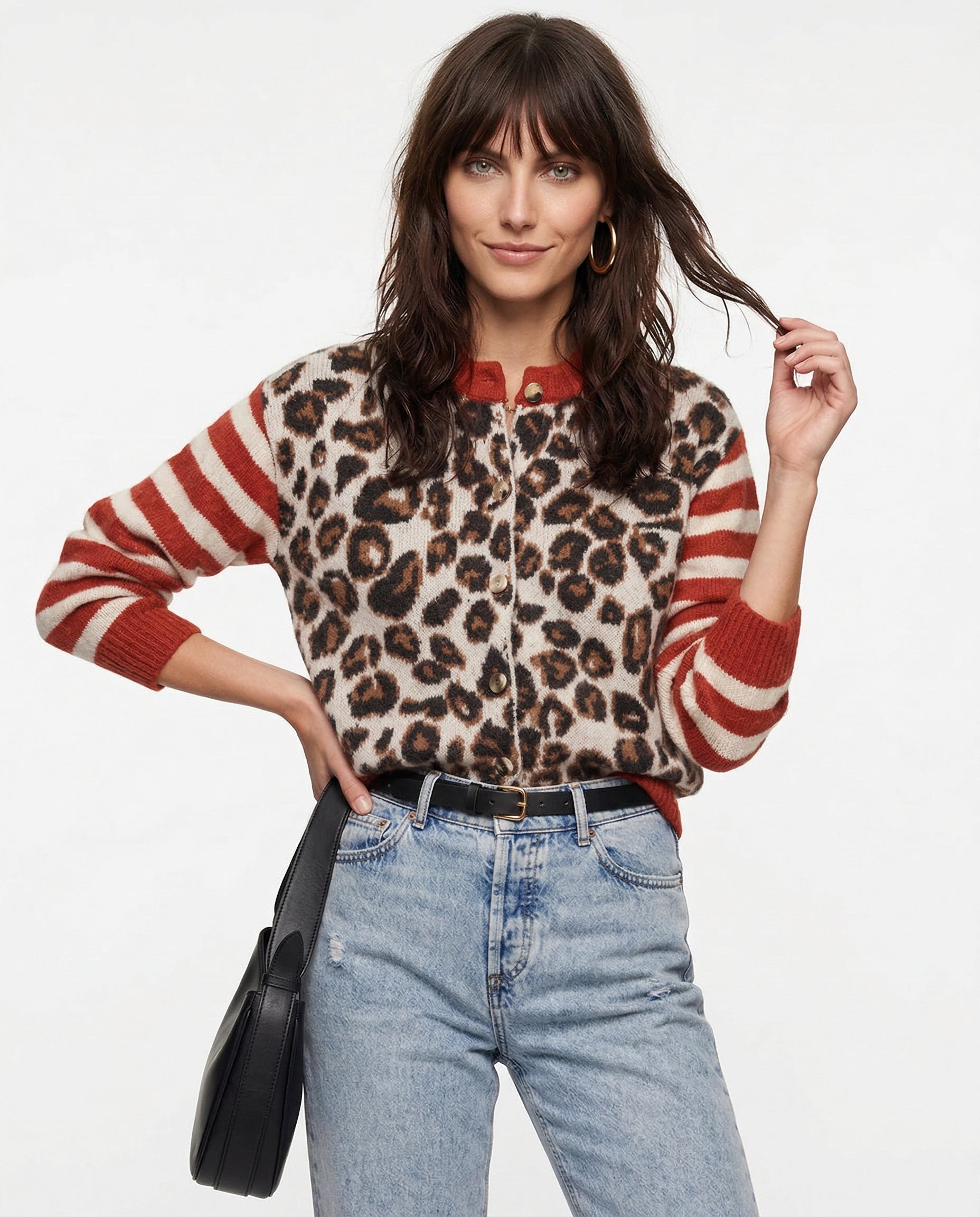 Chloé Halenka s leopardím vzorem