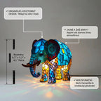 Bimbo - Lampa ve vitrážích