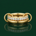 Pave Infinity Flow Ring