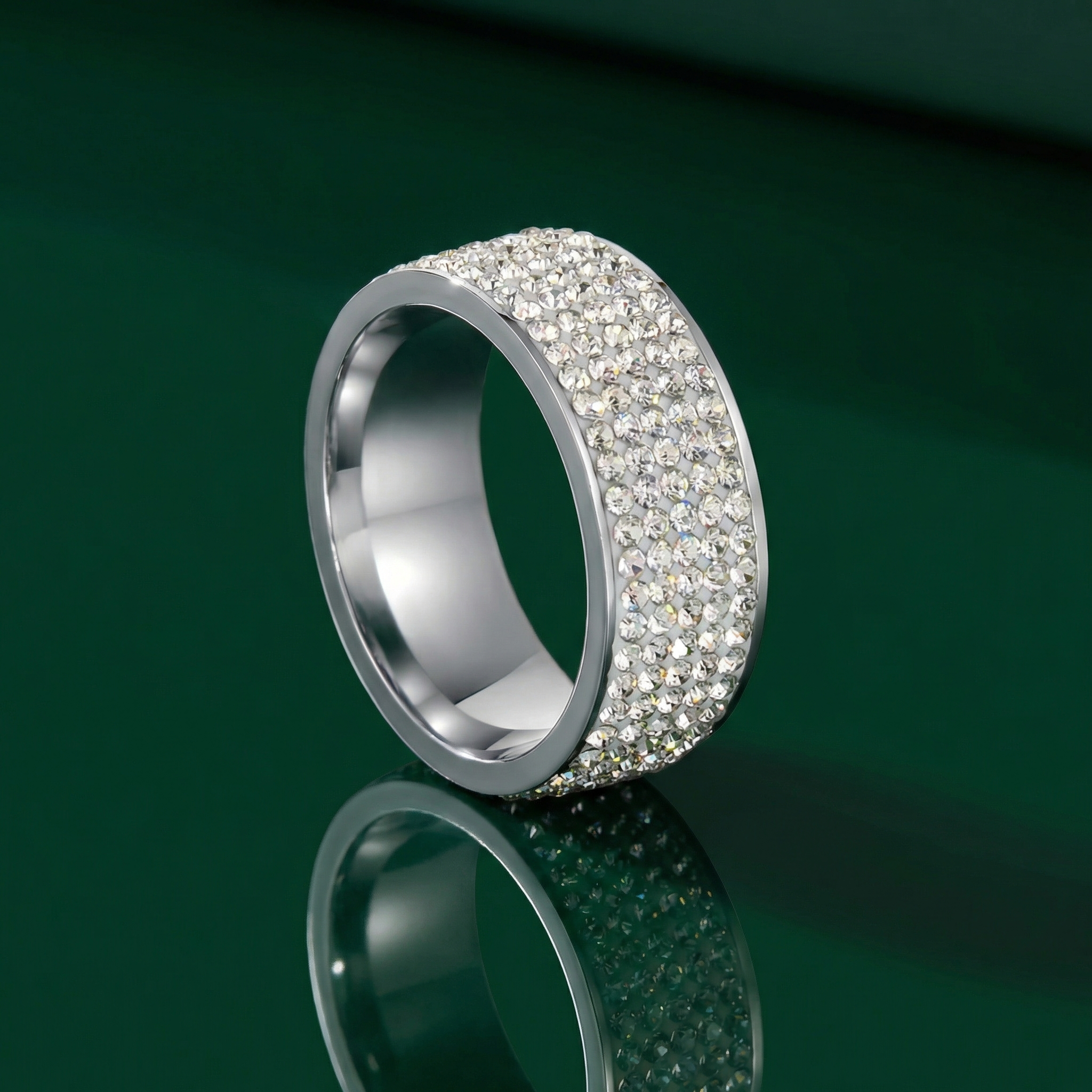 Stellar Pavé Eternity Band
