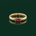 Prsten s Baguette Birthstone Band