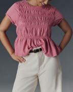 Rita DiCaprio Ruffle Top