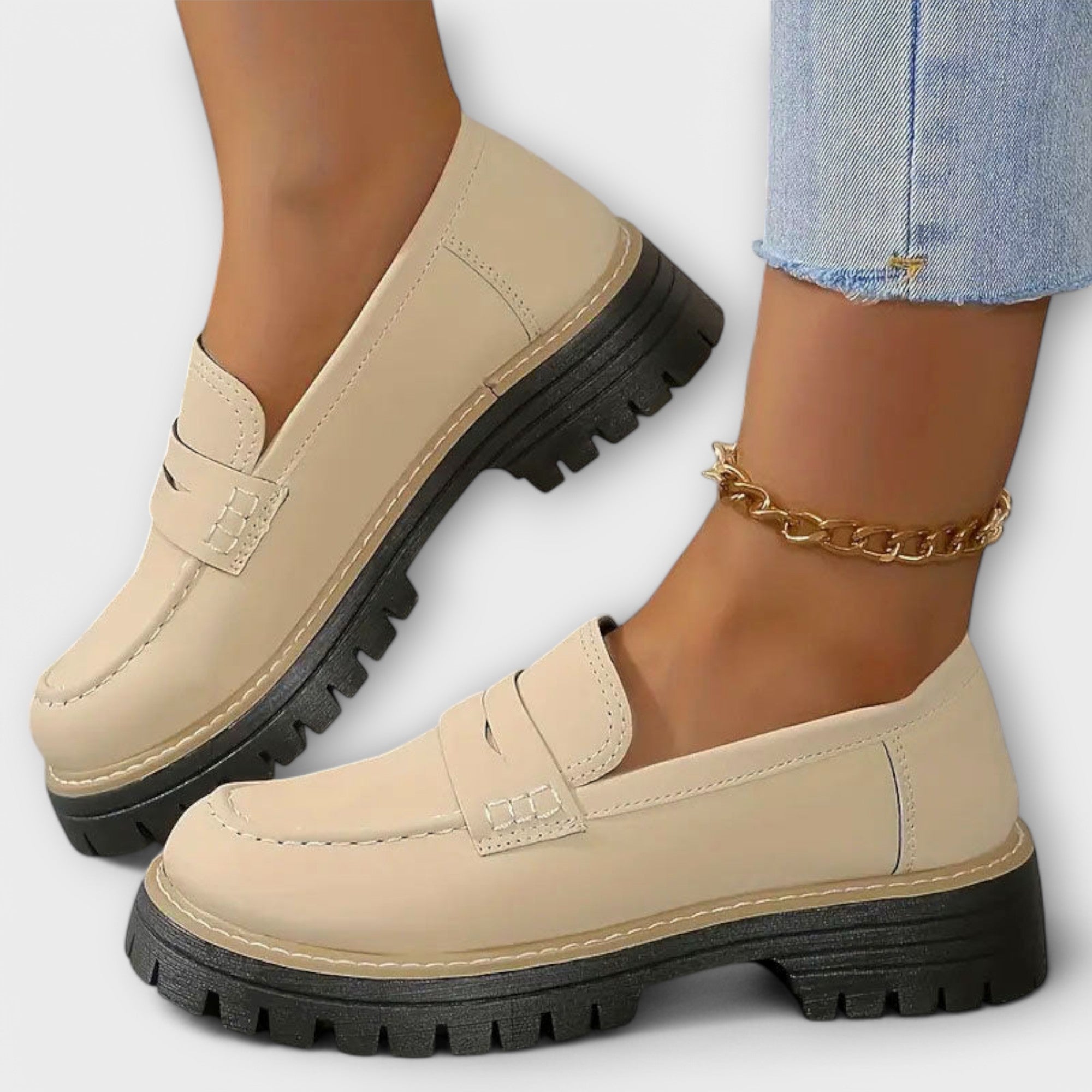Kristýna Elegantní Mokasíny Klasické Městské Semišové