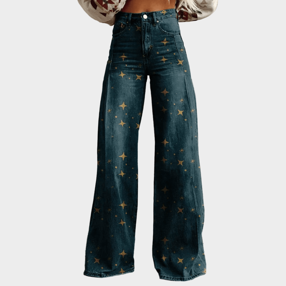 Vintage boho kalhoty